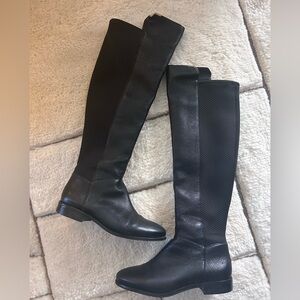 Cole Haan Black Rockland Riding Boots